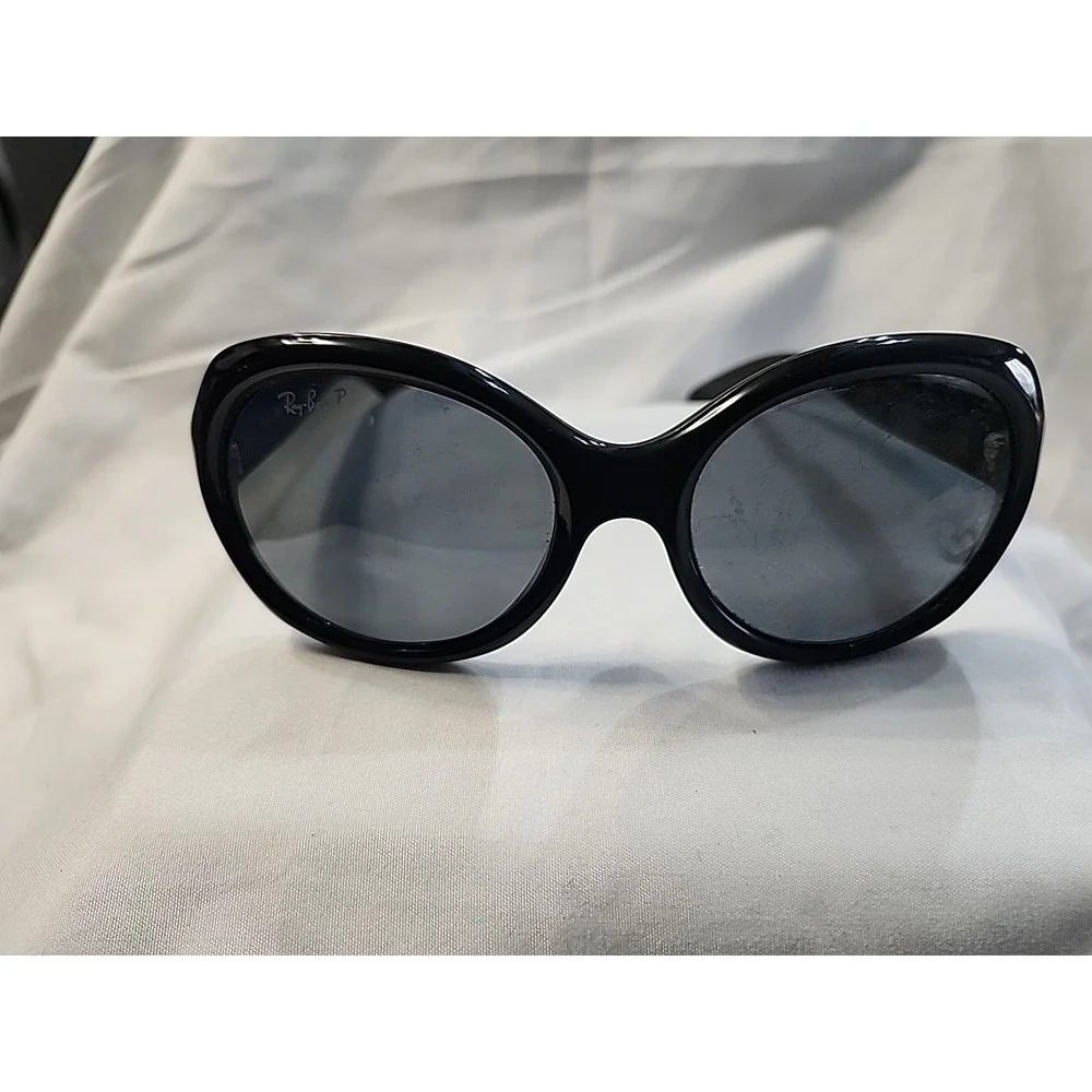 Ray Ban Italy RB 4191 601/81 57-19 3P Black Plastic Sunglasses‎ Frame Only